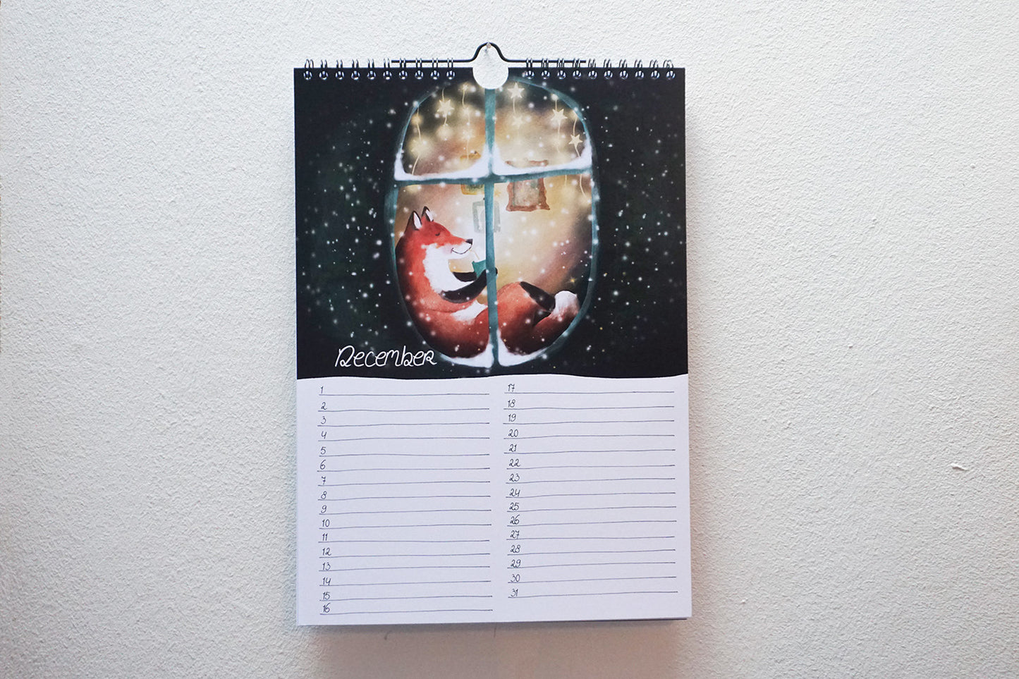 Verjaardags kalender - Onderweg met vos
