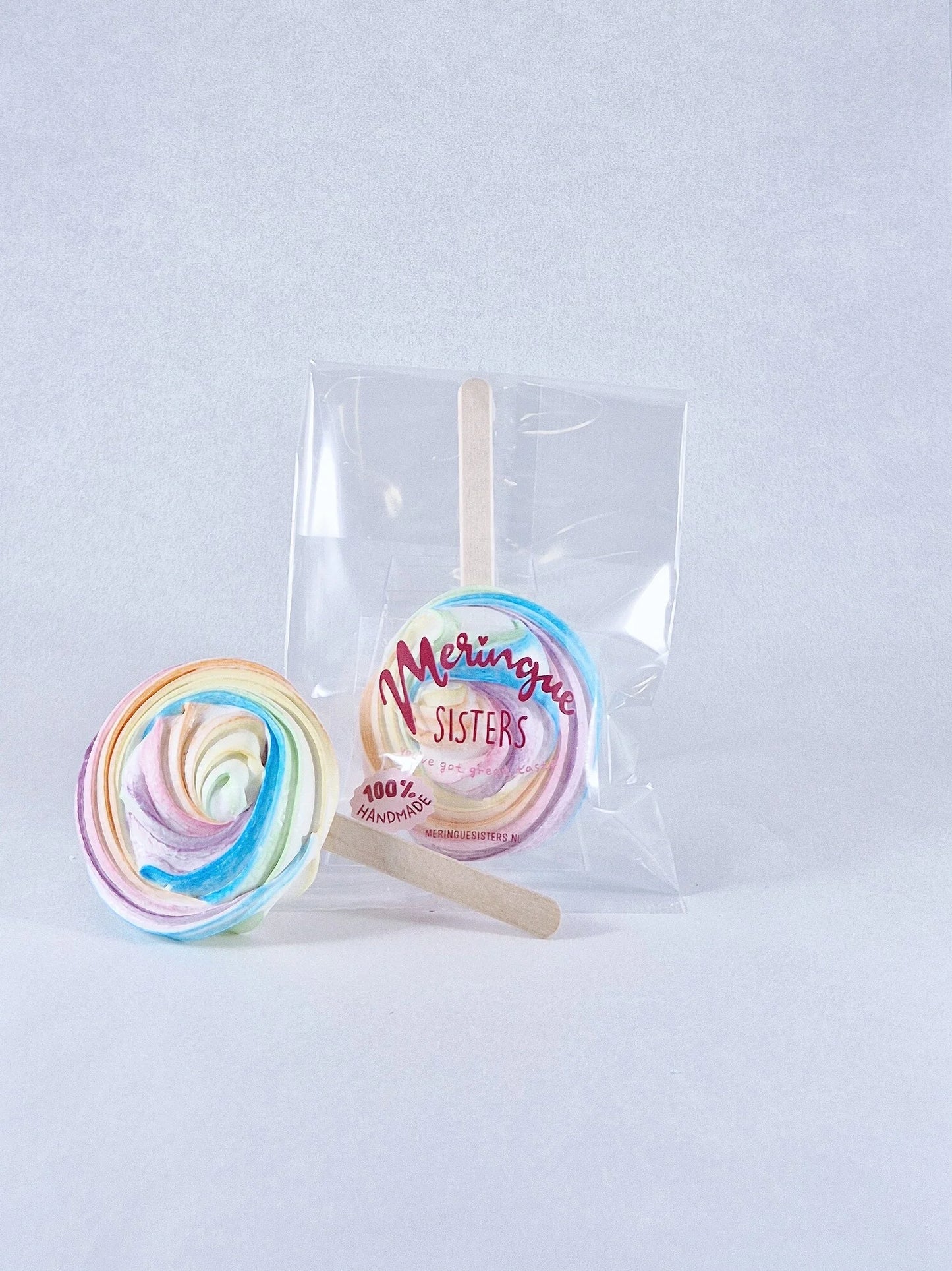 Meringue Mini Rainbow Lolly
