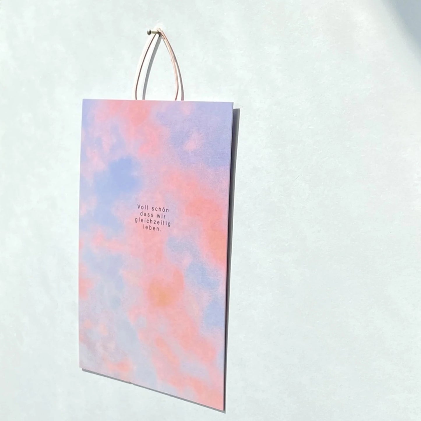 Hanger voor het ophangen van ansichtkaarten / foto's – grote druppel - woondecoratie