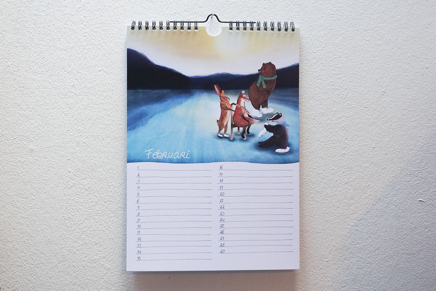 Verjaardags kalender - Onderweg met vos
