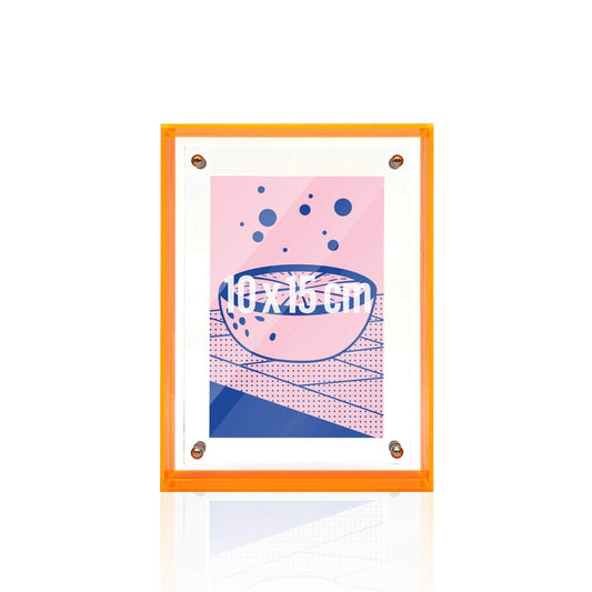 Fotolijst - 10 x 15 cm - oranje