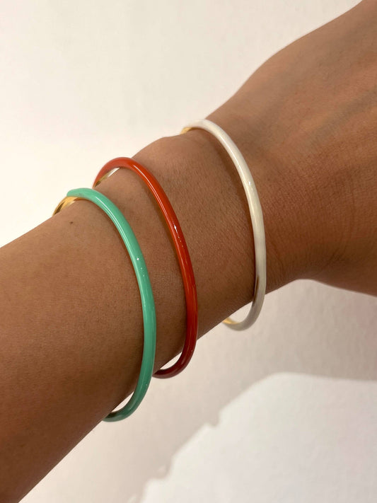 Eko geëmailleerde armband stainless steel