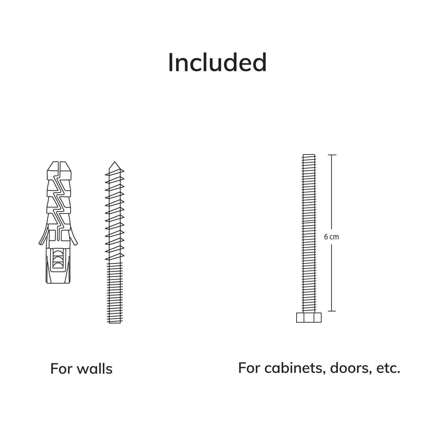 Geometrisch hout en keramische haak/knop - terracotta stippen