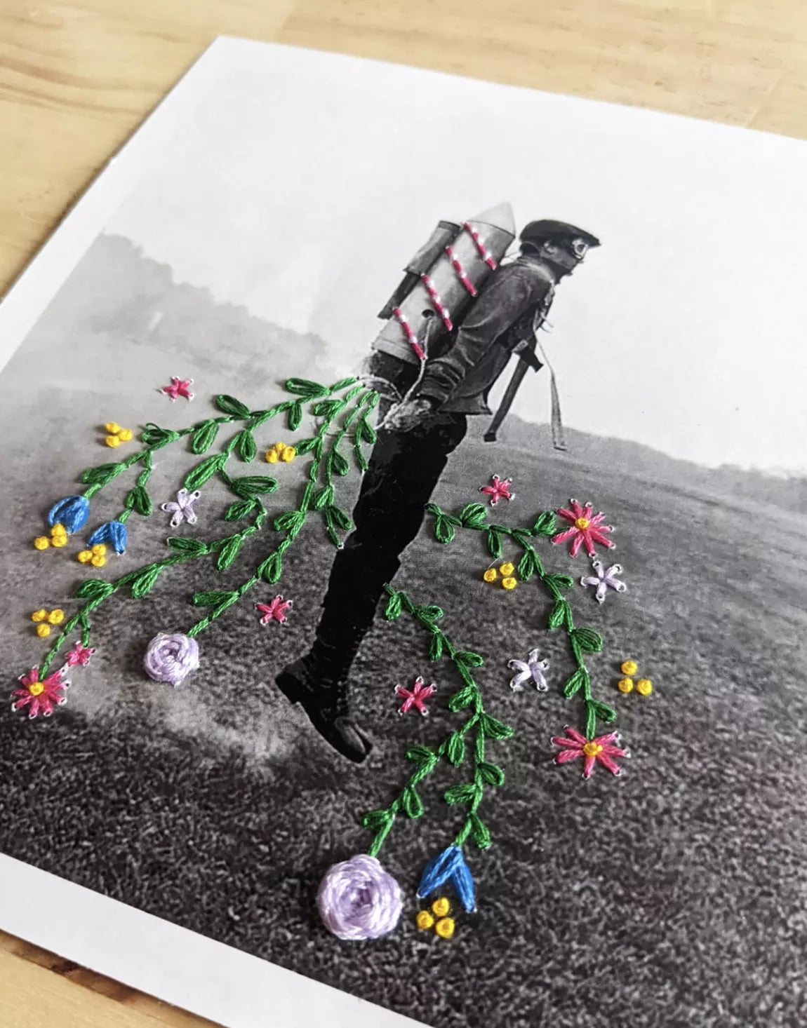 Borduren op papier Kit - To the Top