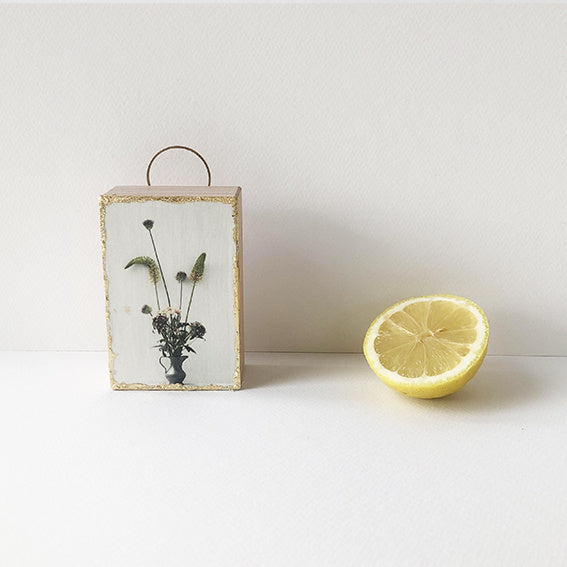 Vintage Flowers - vintage blokje