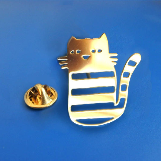 Gouden kat - pin