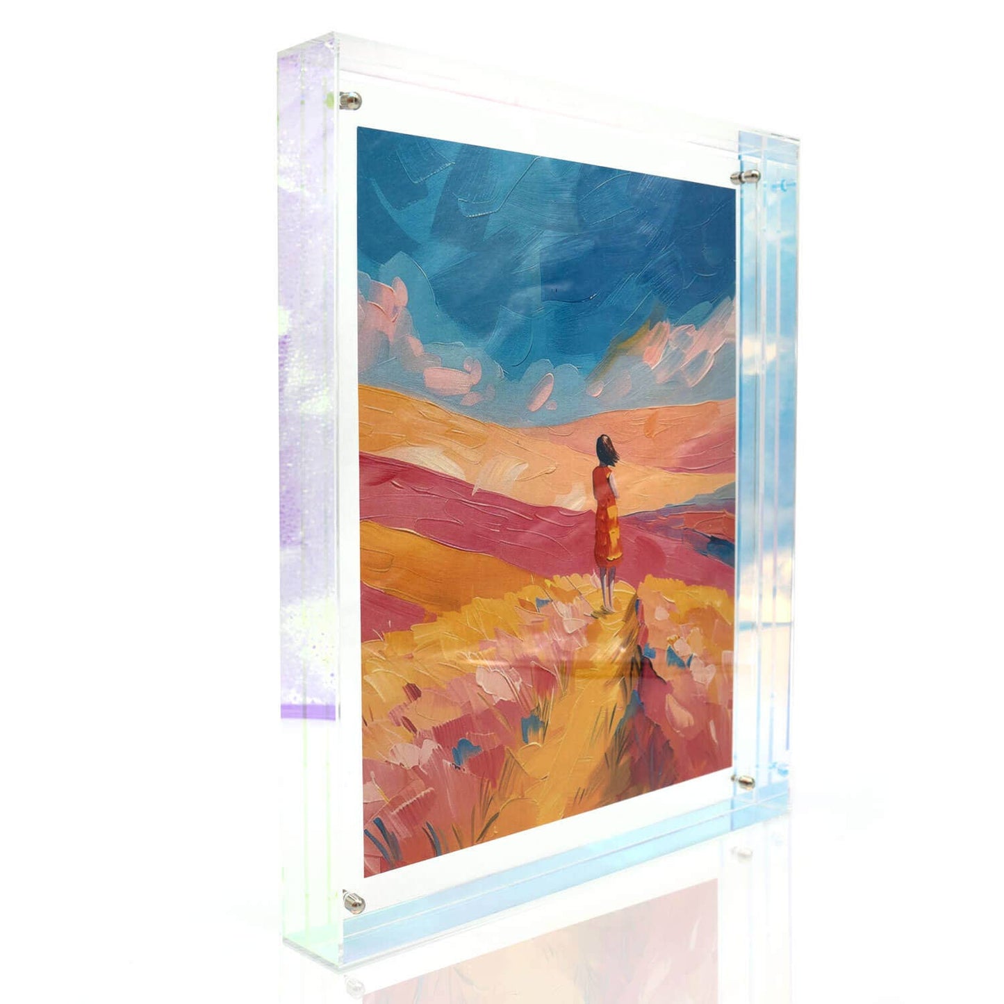 Wissellijst / fotolijst - 24 x 30 cm - helder-rainbow