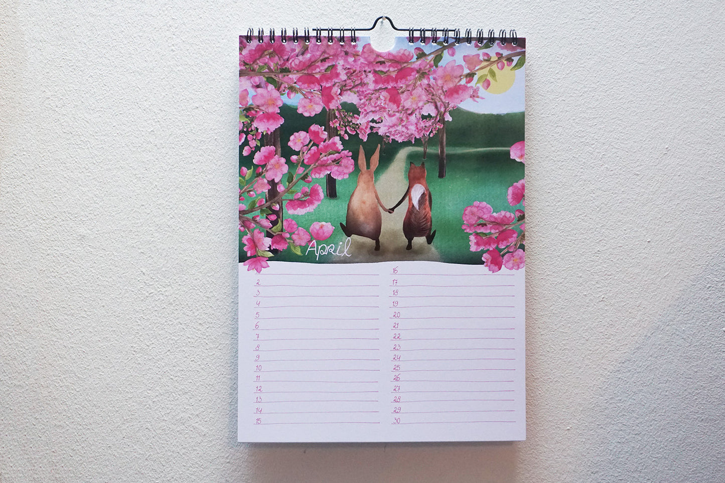 Verjaardags kalender - Onderweg met vos