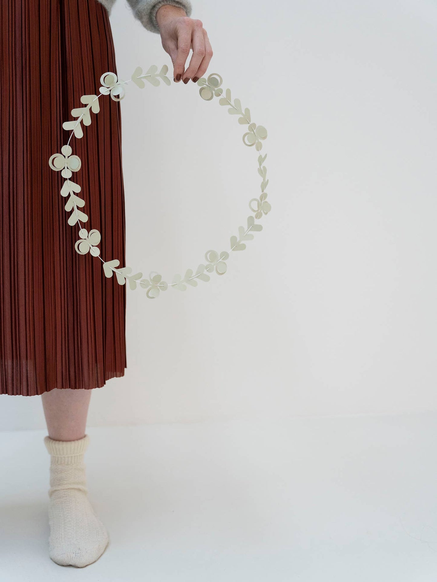 FOLK - ornaments terra/green