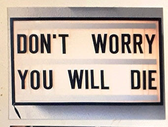 Kaart Don’t Worry - Maarten Bel