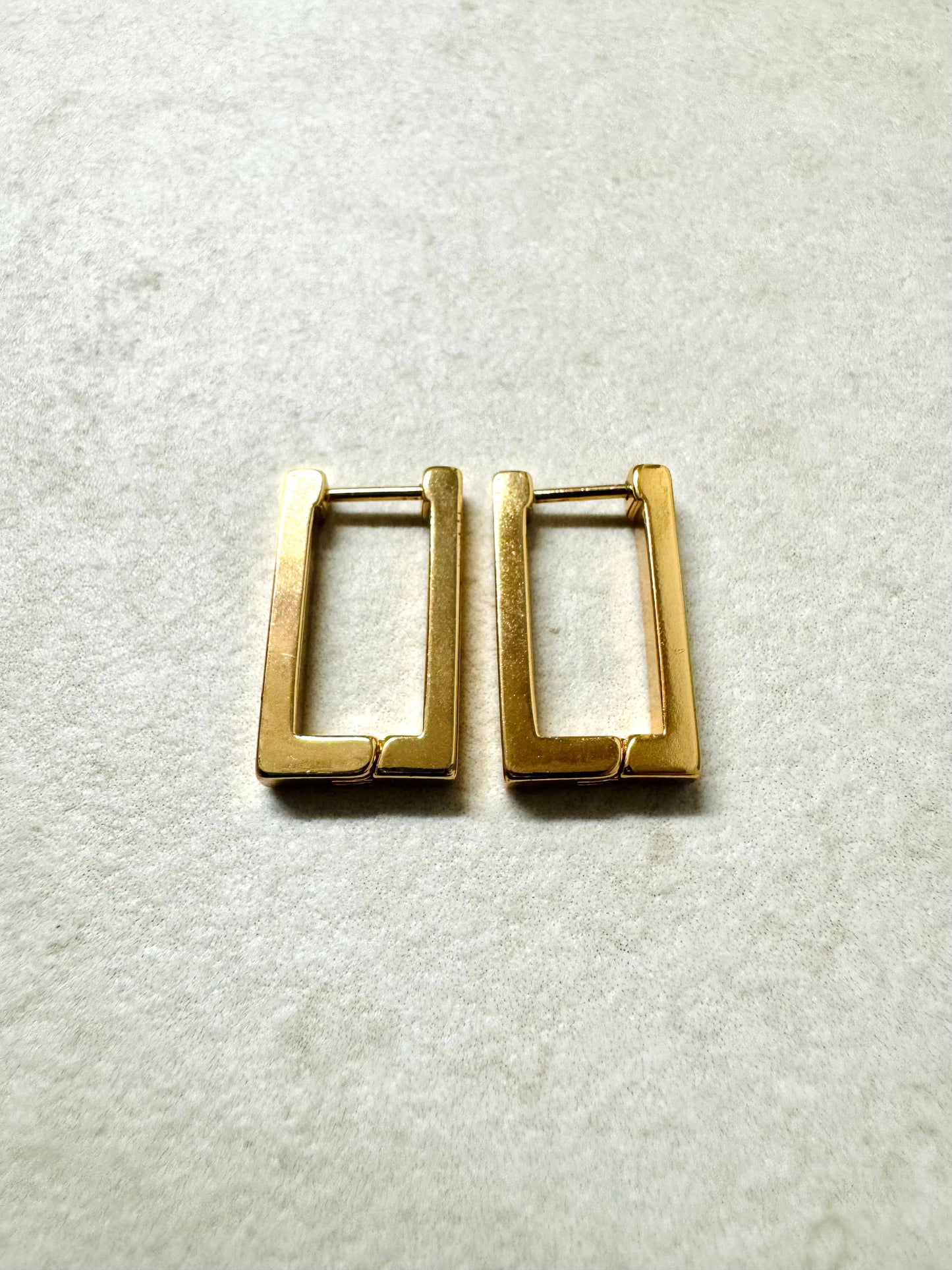 Rechthoekige Geometrische Oorbellen