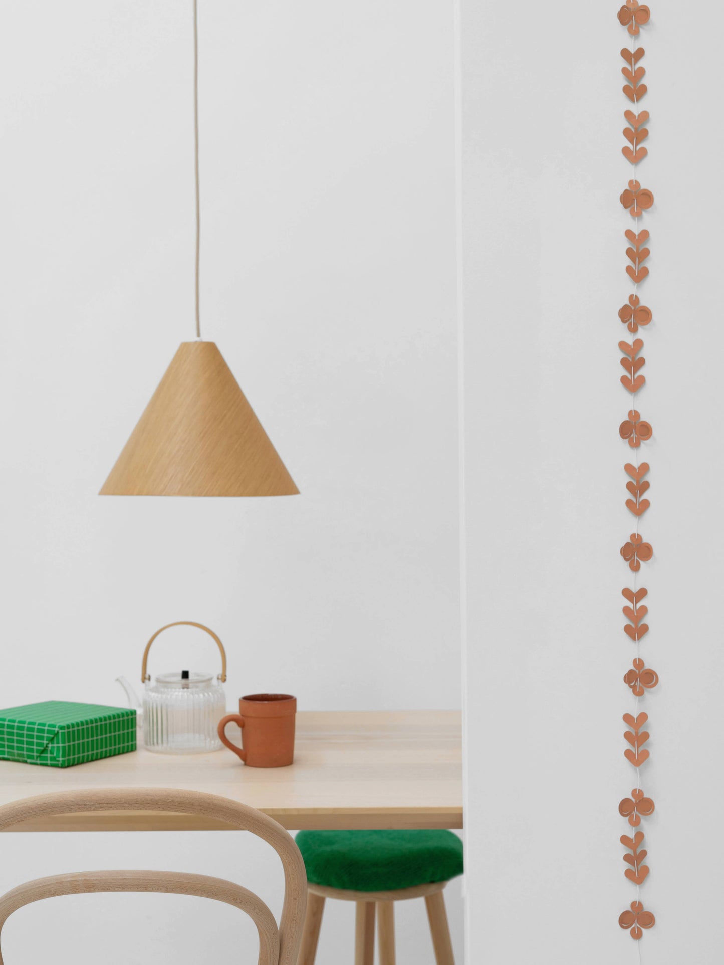 FOLK - ornaments terra/green