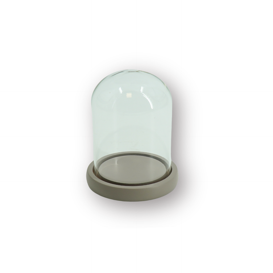 Glazen stolp - Zand - 11x11x15cm