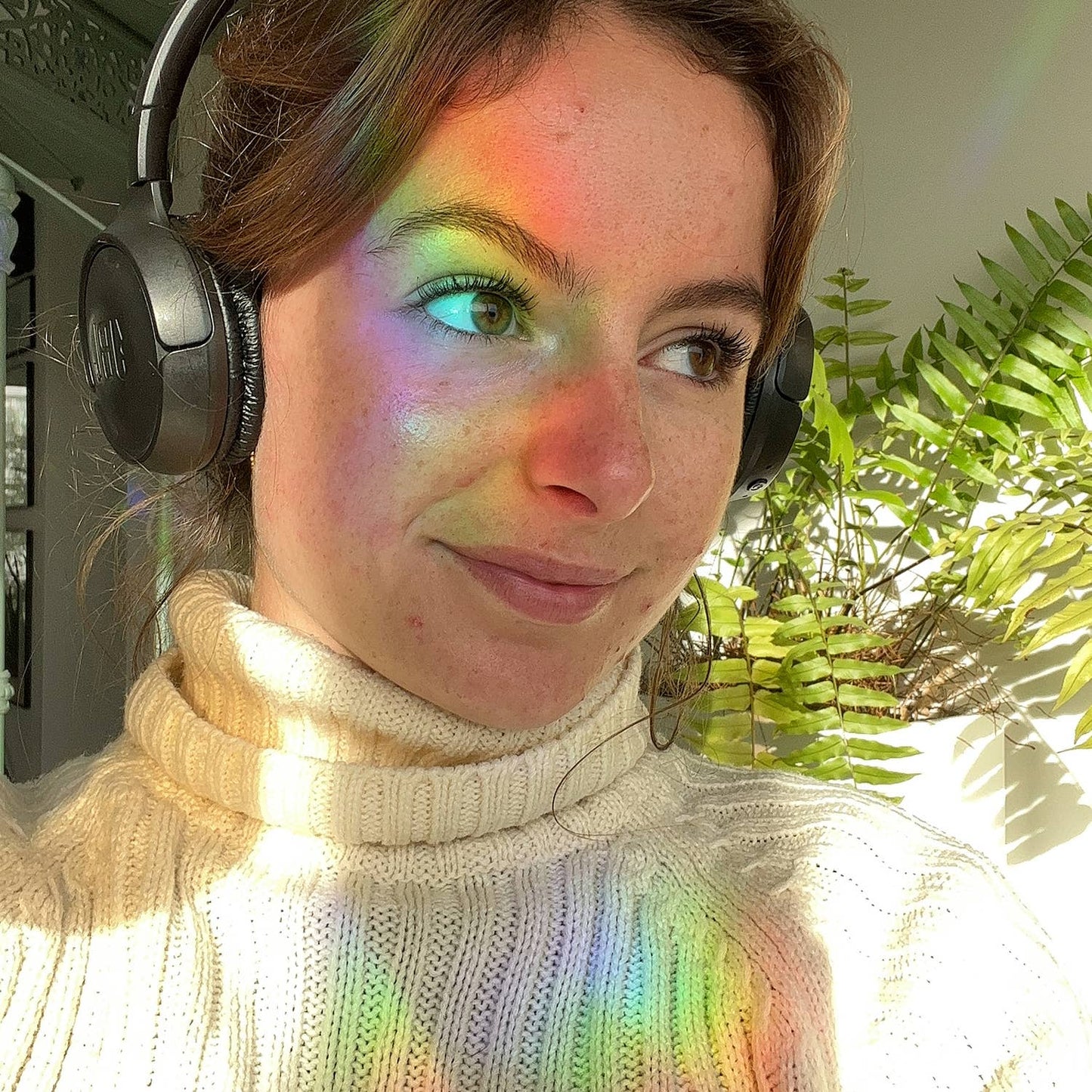 Regenboogmaker Sticker – Vrolijke wolk 🌈