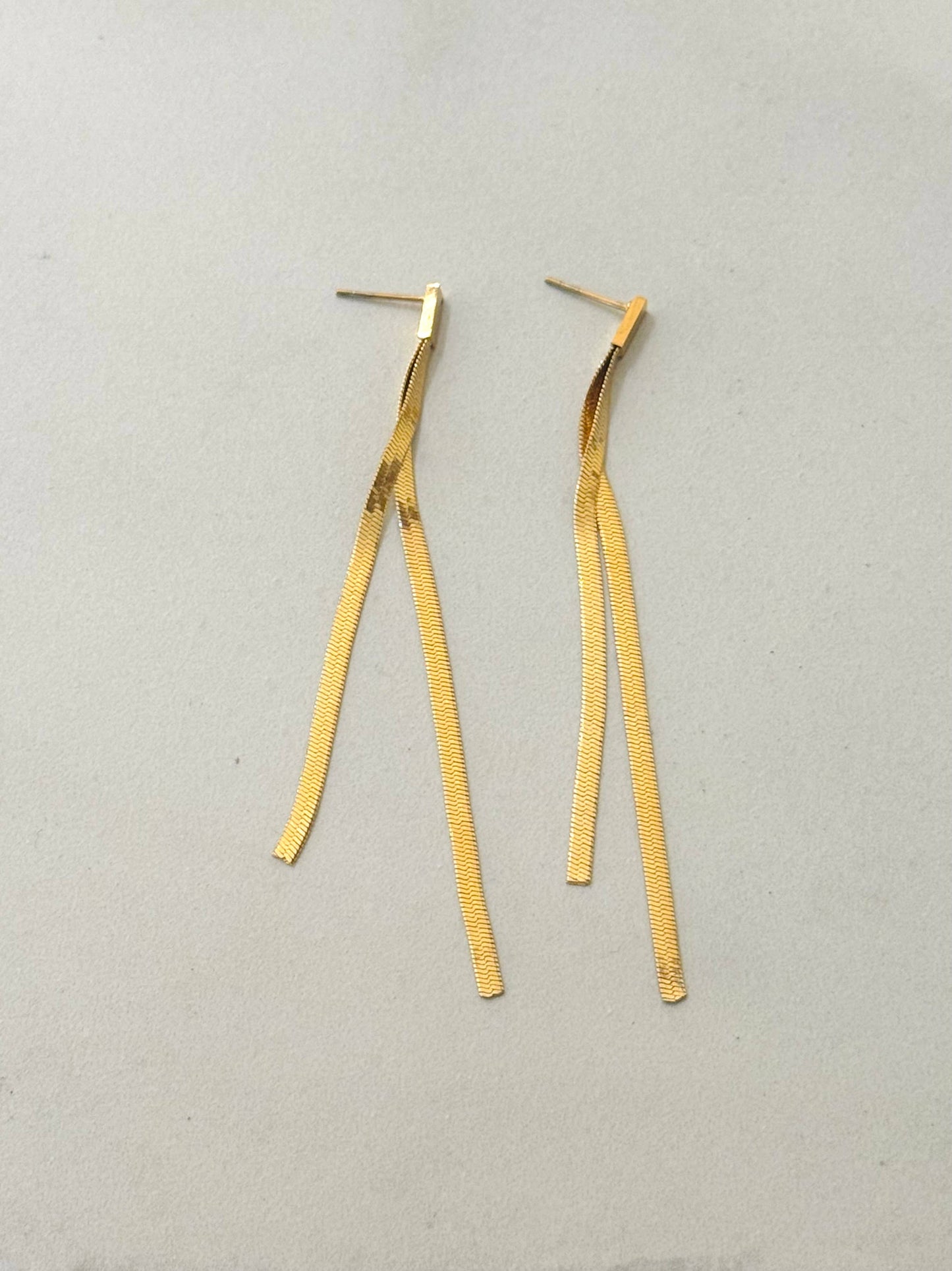 Ketting Oorhangers - Stainless Steel