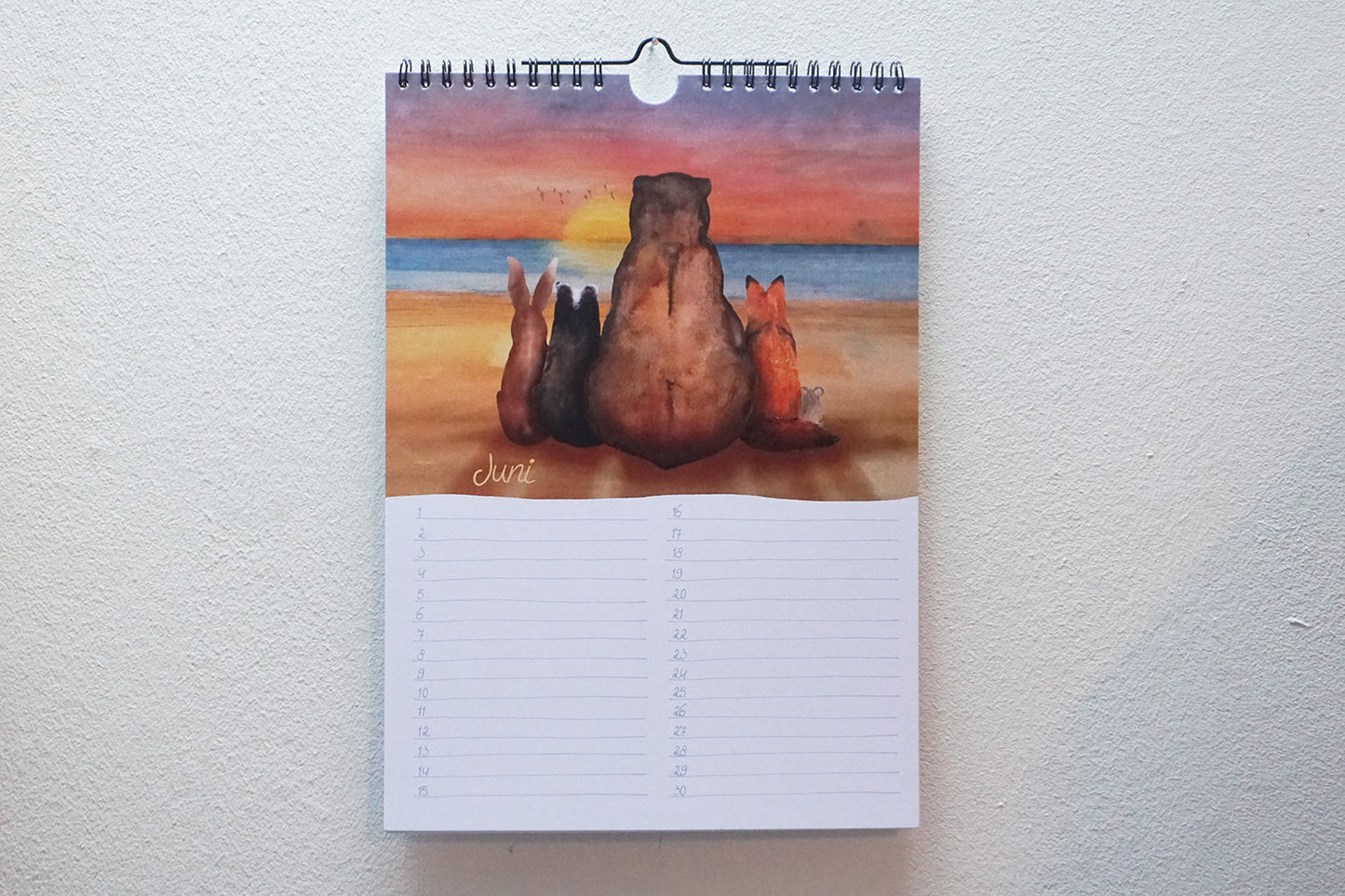 Verjaardags kalender - Onderweg met vos
