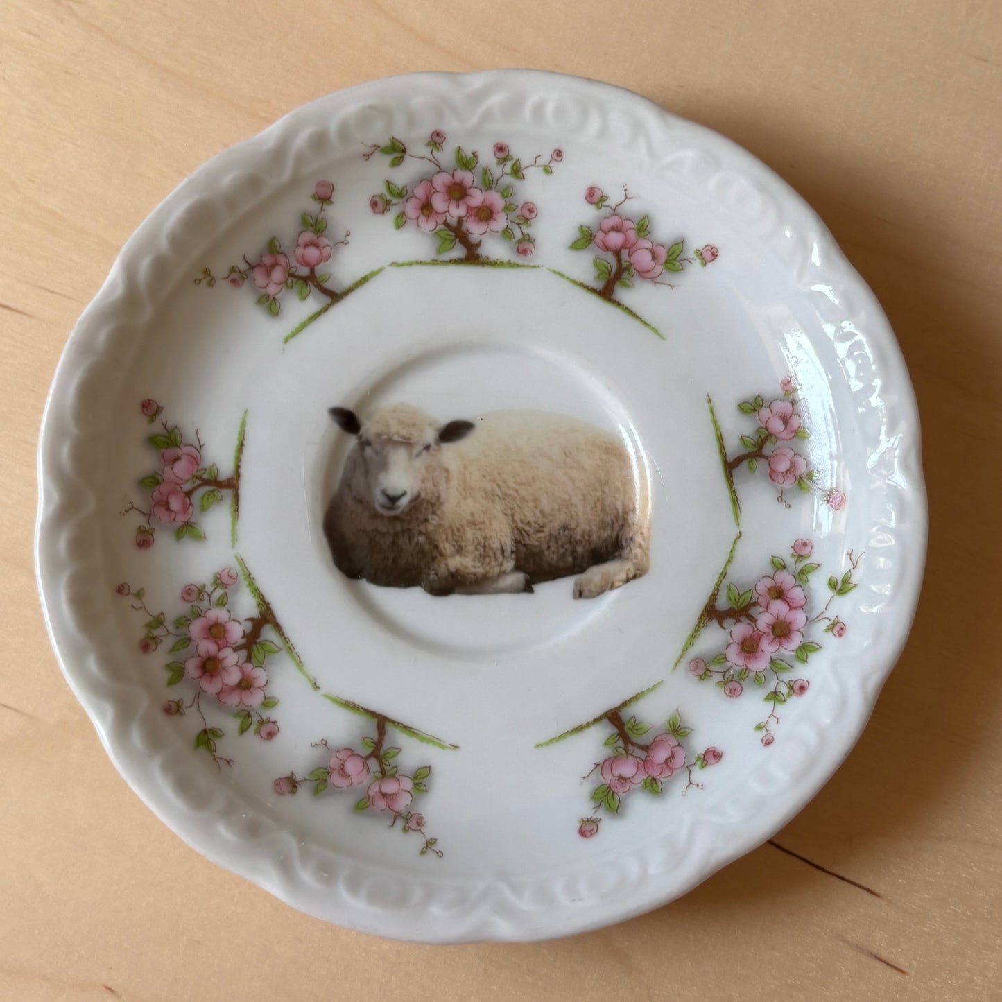 Vintage bordje - Schaap
