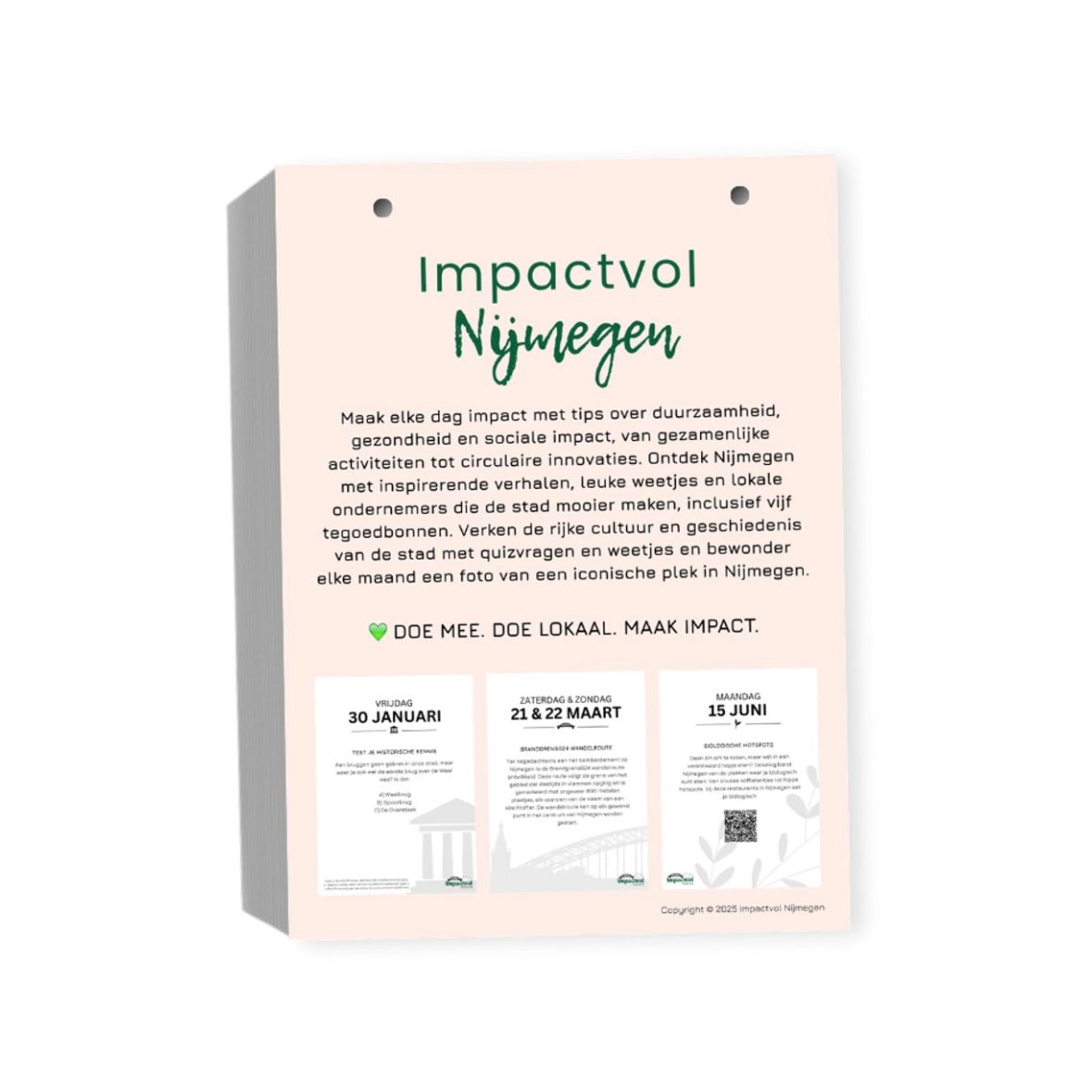 Impactvol Nijmegen Scheurkalender 2026