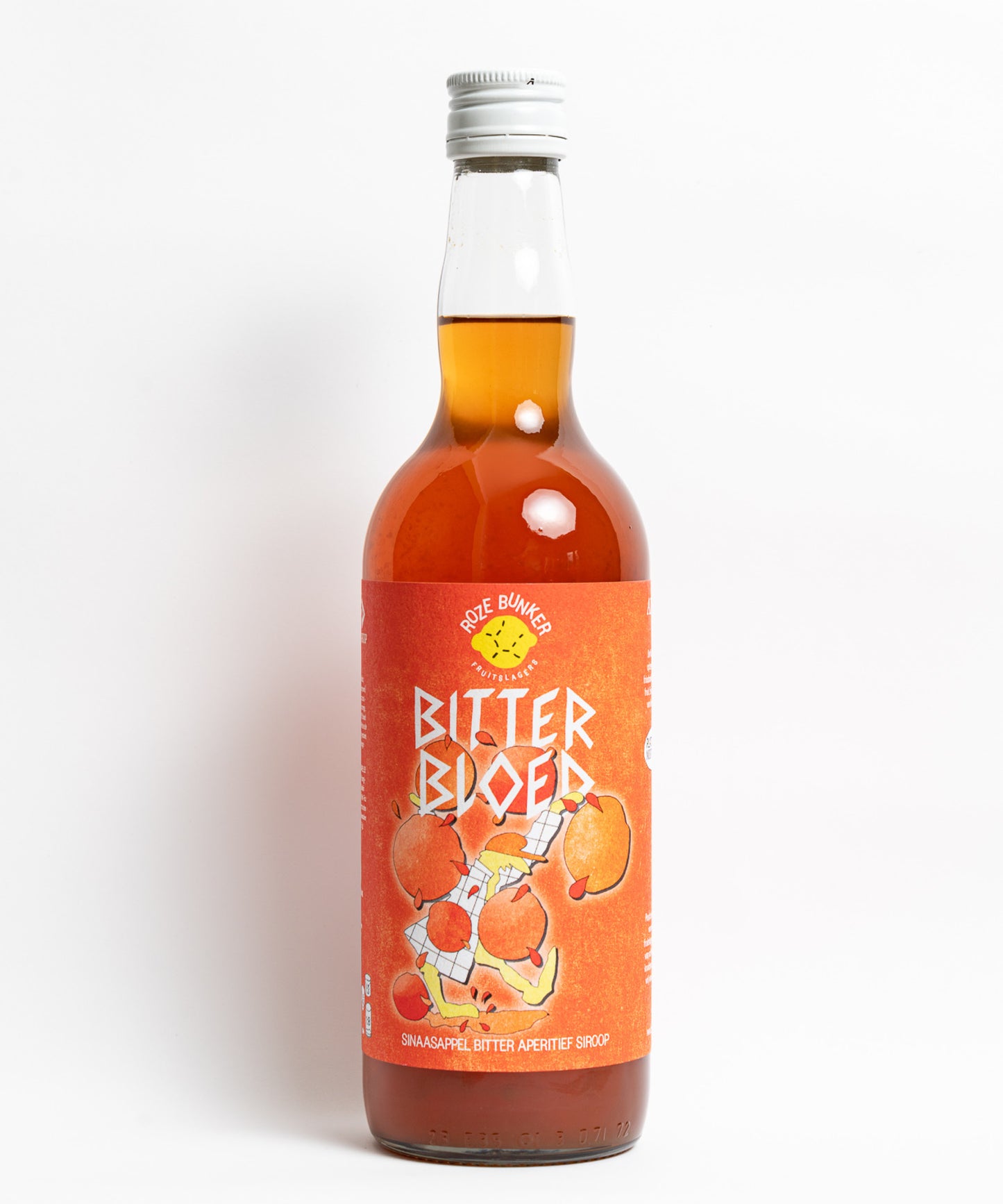 Roze Bunker Bitter Bloed 340ml - Sinaasappel bitter aperitief siroop