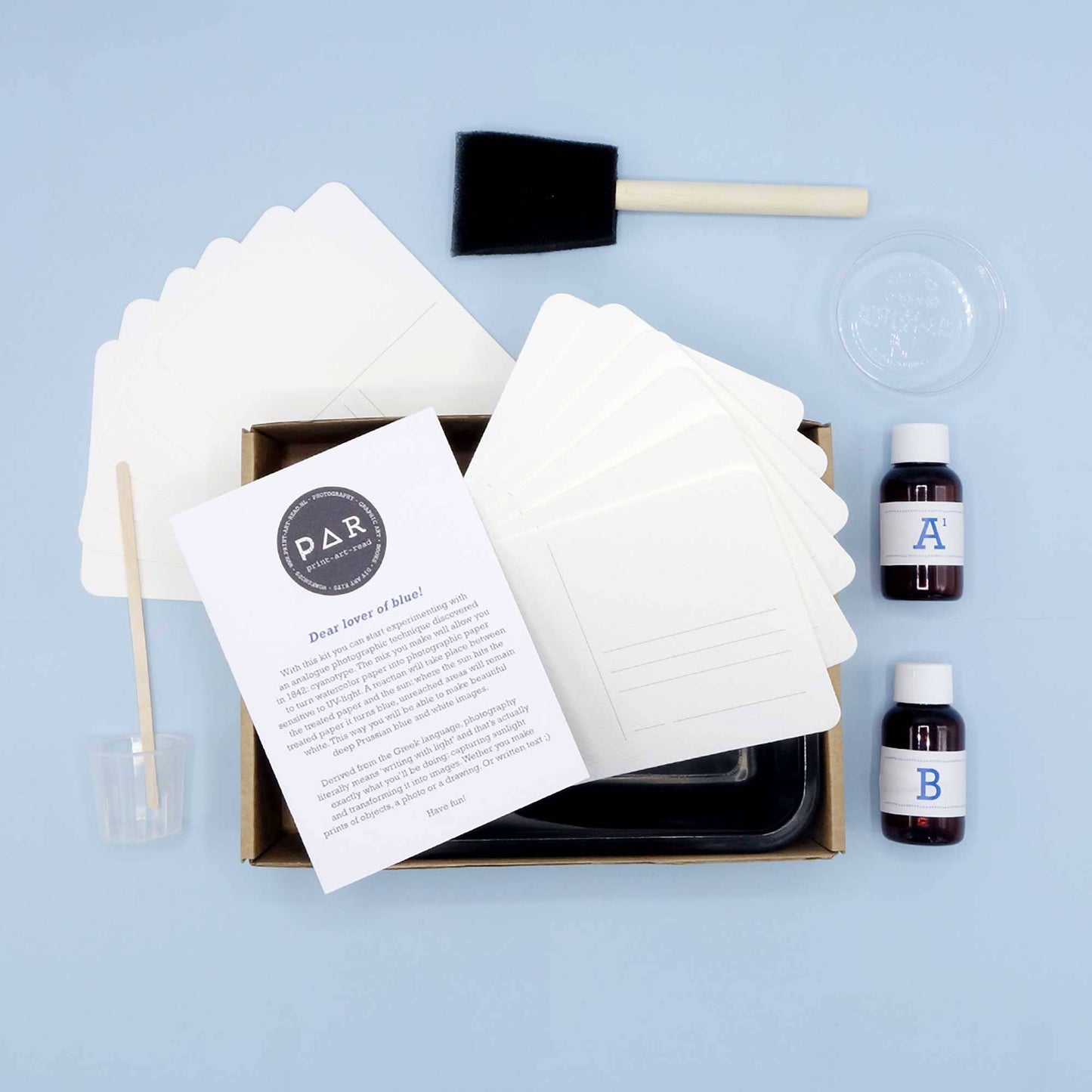 DIY Cyanotype Kit - Postcards