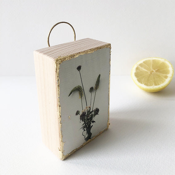 Vintage Flowers - vintage blokje