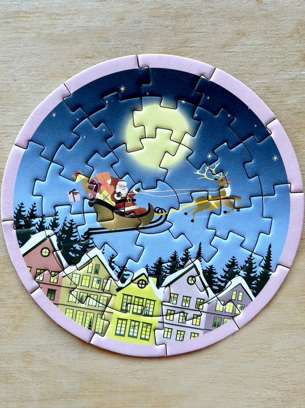 SANTA & RUDOLPH - minipuzzel