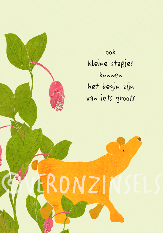 Kaart - Kleine stapjes