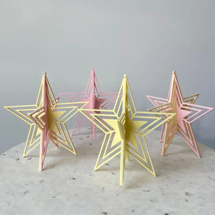 Kleine kerst ster hanger