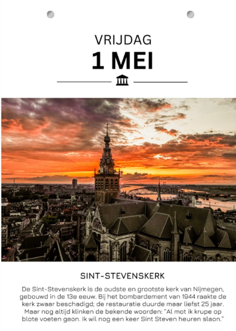 Impactvol Nijmegen Scheurkalender 2026