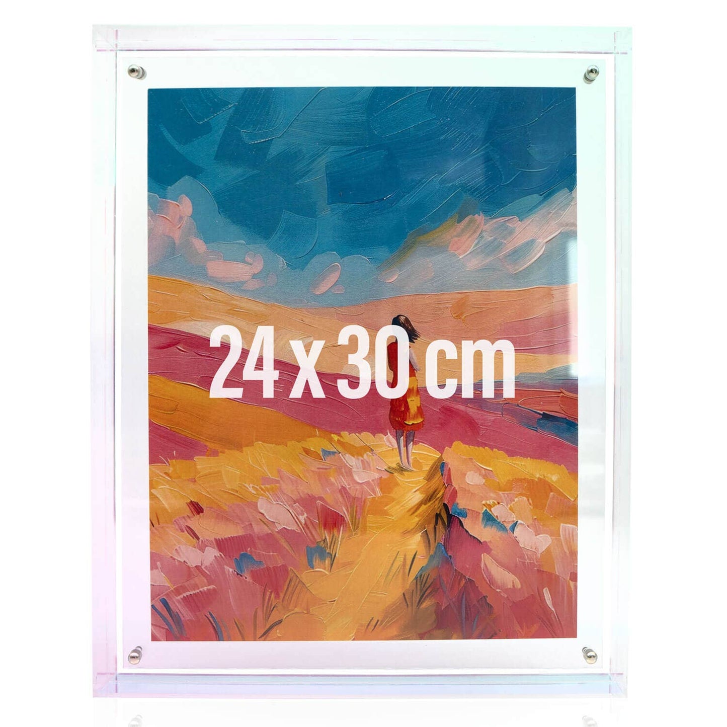 Wissellijst / fotolijst - 24 x 30 cm - helder-rainbow