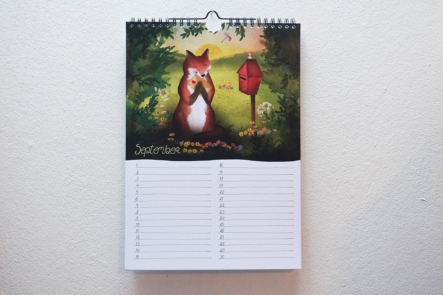 Verjaardags kalender - Onderweg met vos
