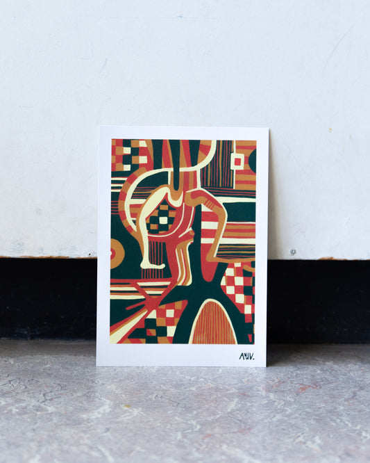 Print A4 Naakte Vrouw - Anka Pelgrom