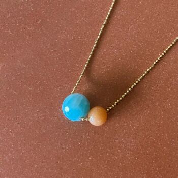 Ketting - Amazoniet & Jade