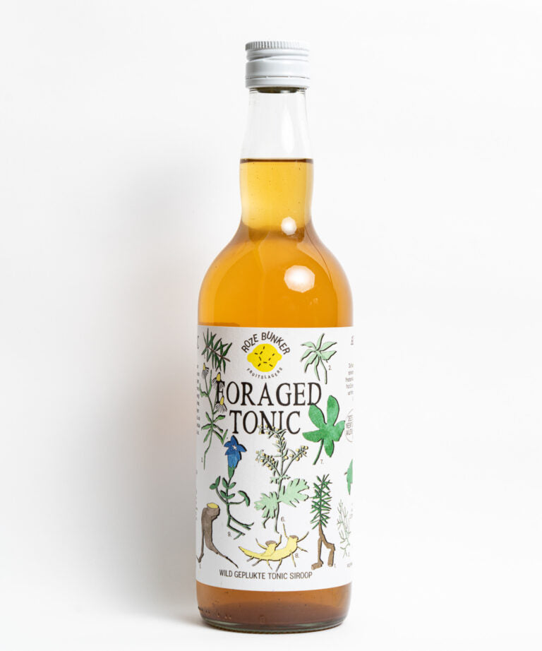 Roze Bunker Foraged Tonic 340ml - Wild Geplukte Tonic siroop