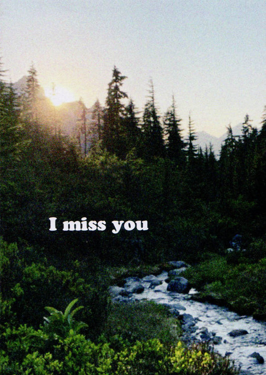 I miss you - kaart