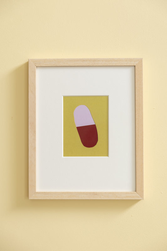 Print Aïsha Kanters | Greenish Yellow | 20 x 25 cm