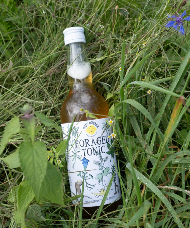 Roze Bunker Foraged Tonic 340ml - Wild Geplukte Tonic siroop