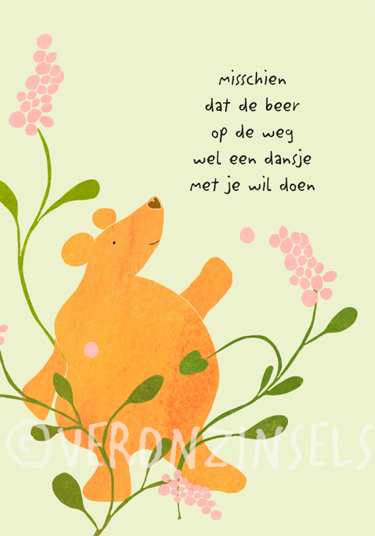 Kaart - Beer op de weg