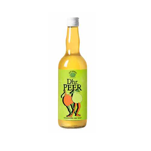 Roze Bunker Dhr. Peer 350ml - lokale peer munt siroop