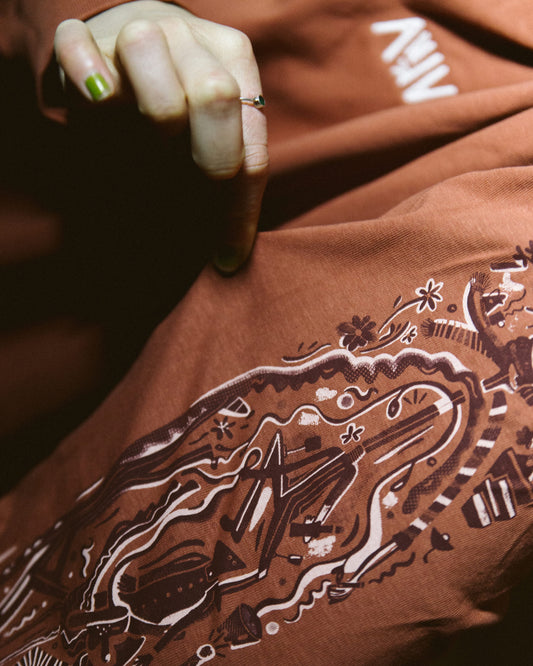 Longsleeve - Roodbruin