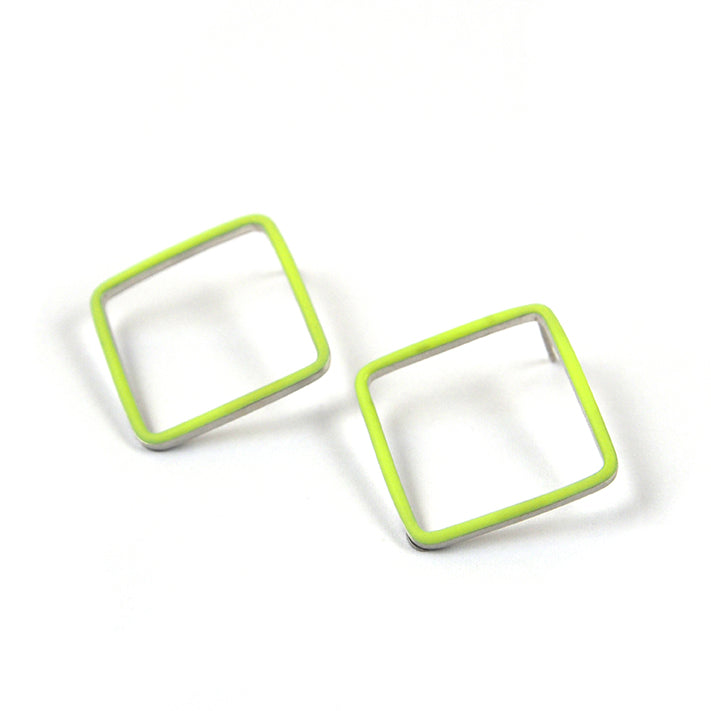Losange stud earrings size L
