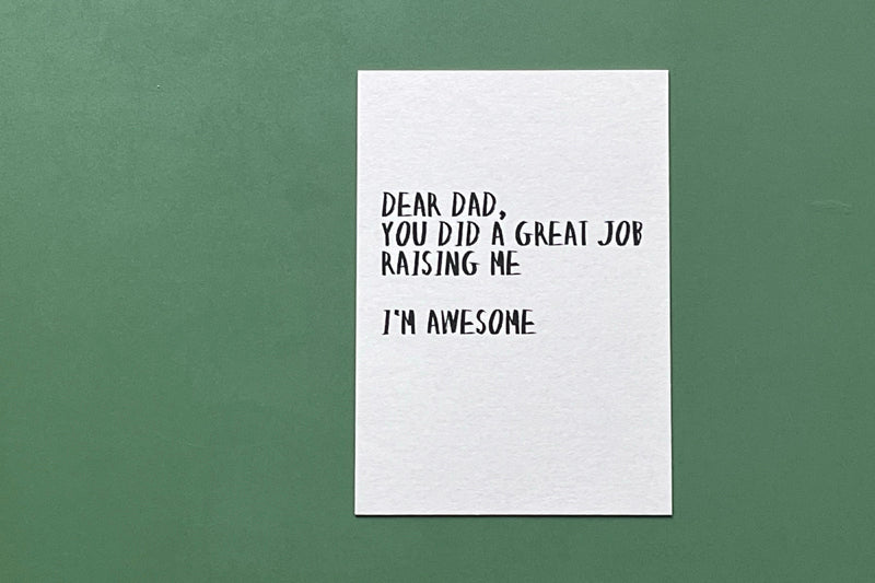 Quoteprent | Dear dad