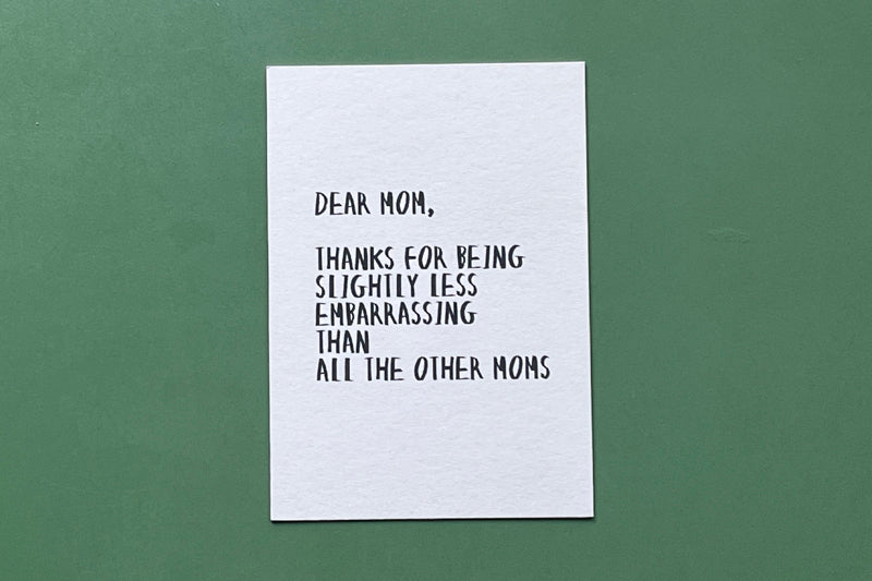 Quoteprent | Dear mom