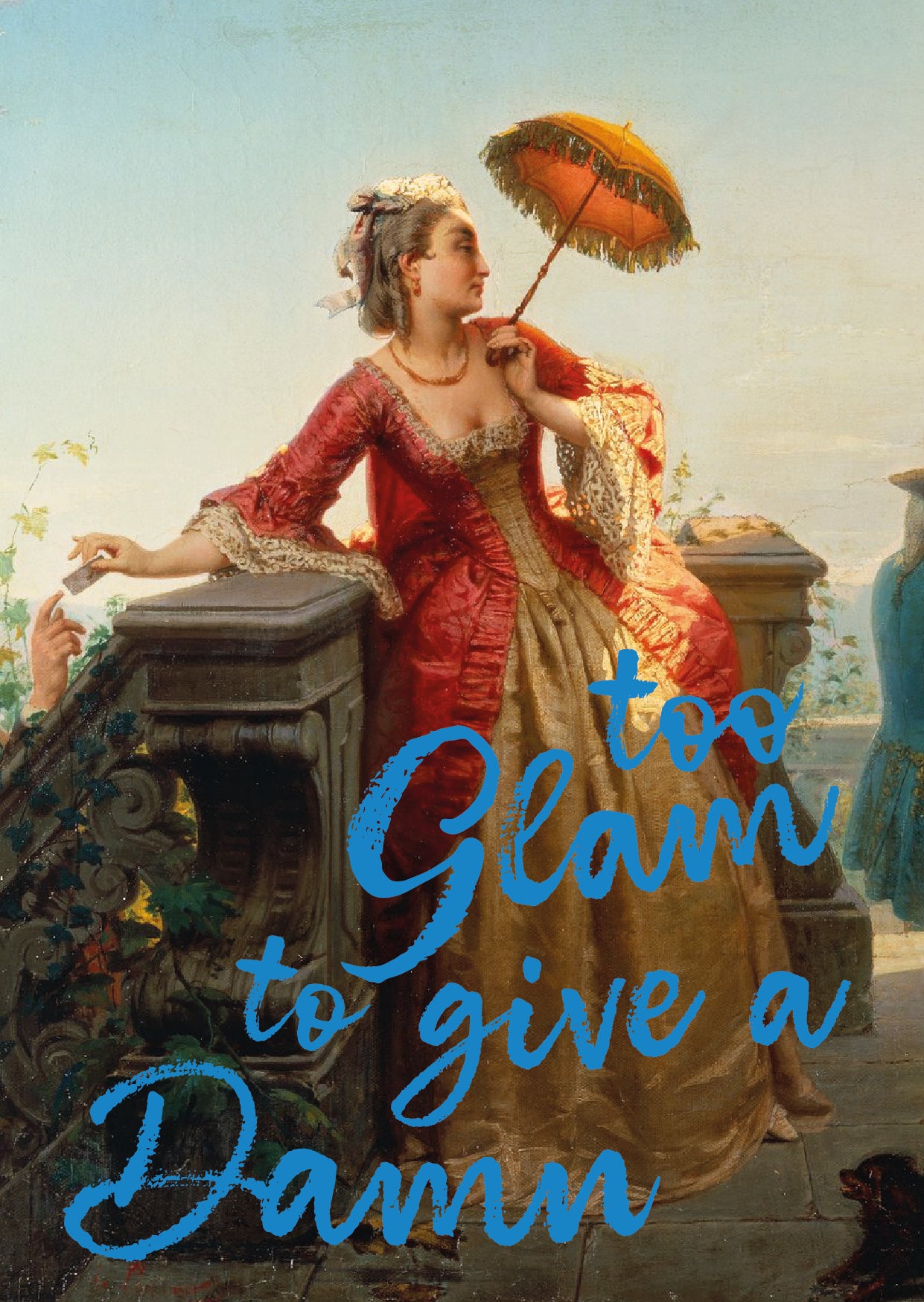 Too glam to give a damn - kaart