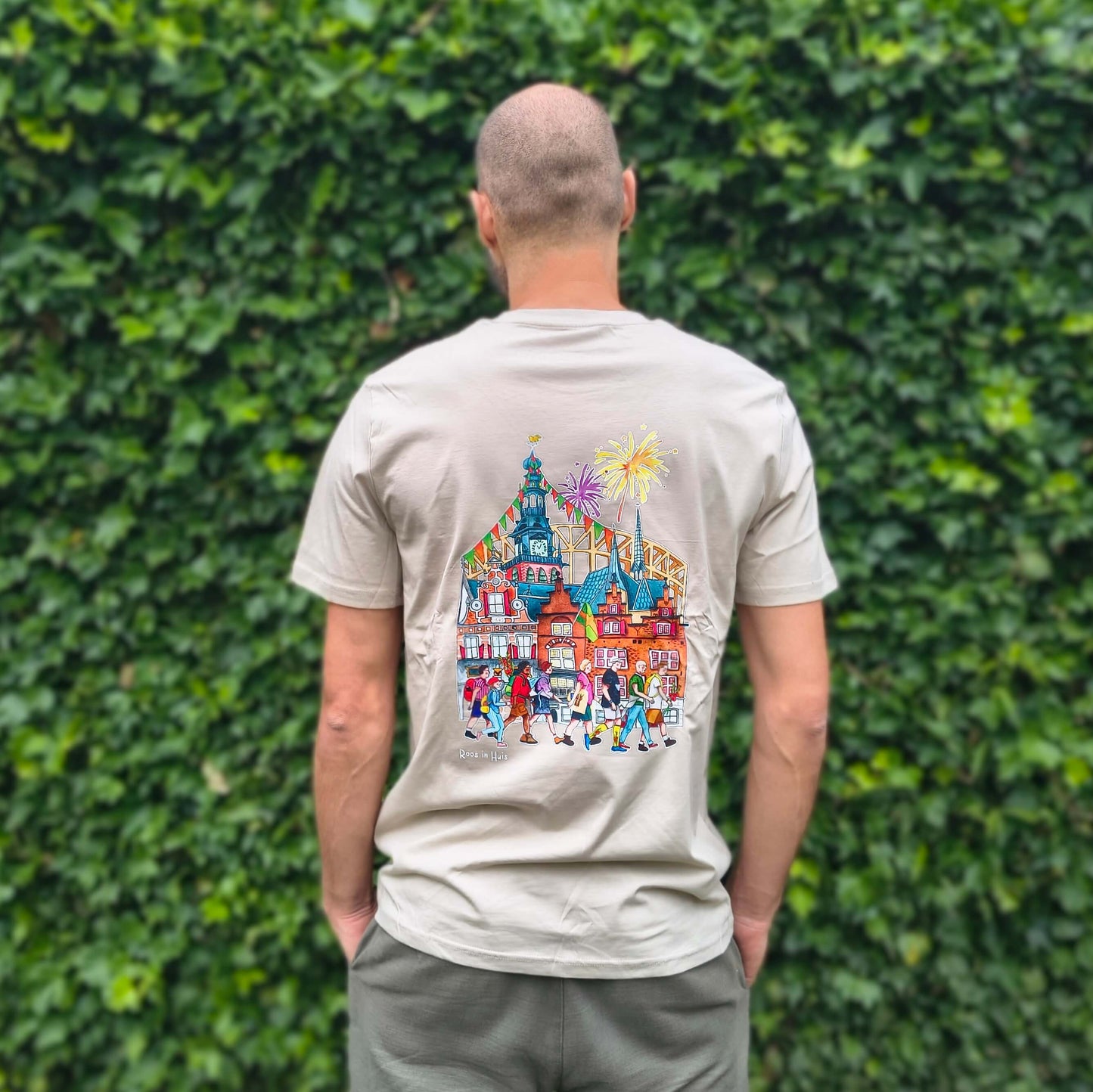 Vierdaagse t-shirt Nijmegen beige