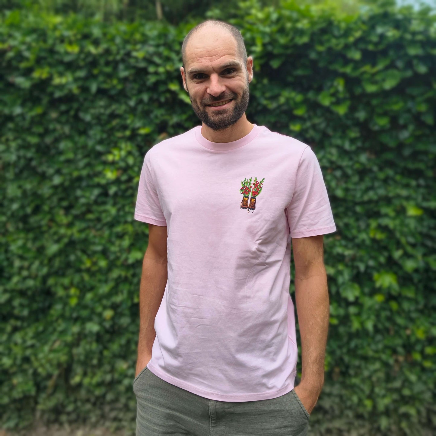 Vierdaagse t-shirt wandelaars roze