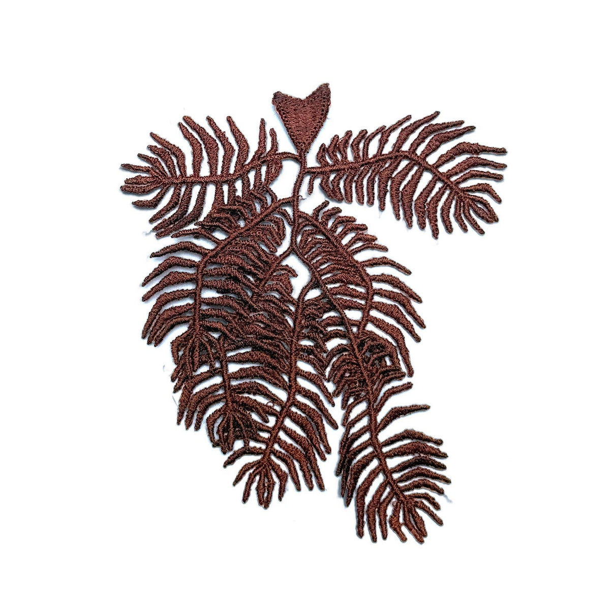 Struisveer Mos - Geborduurde Broche