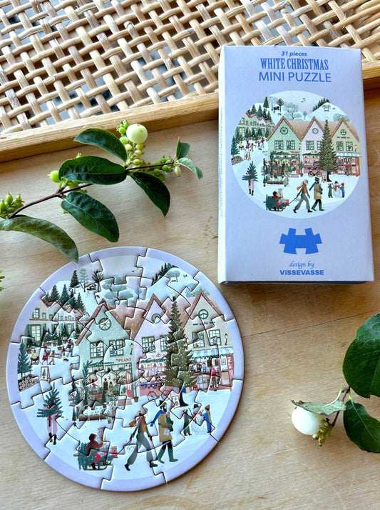 WITTE KERST - minipuzzel