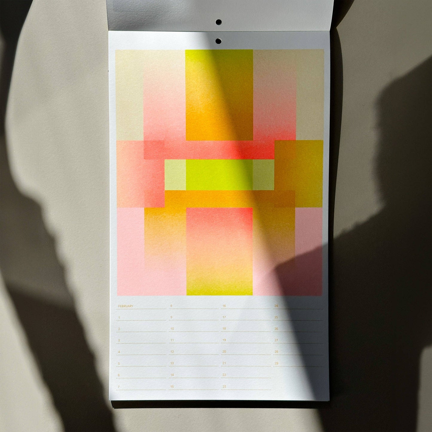 Verjaardagskalender - risografie