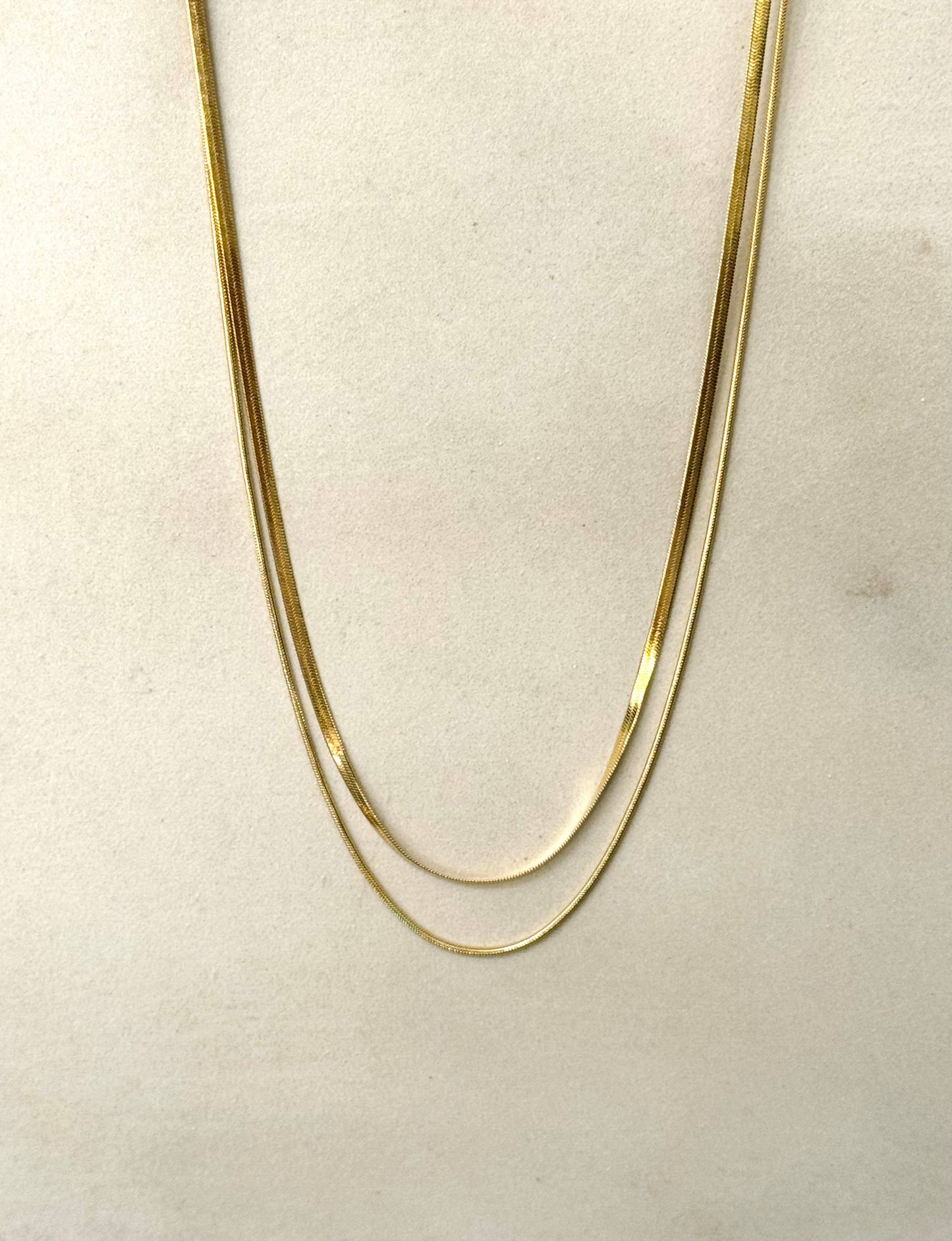 Dubbelgelaagde ketting